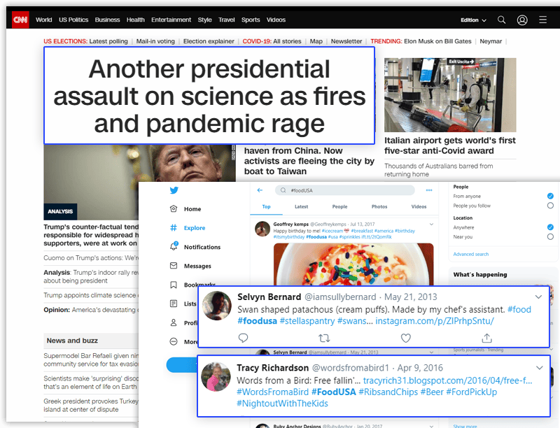 Analyze News Articles, Tweets, and Online Reviews